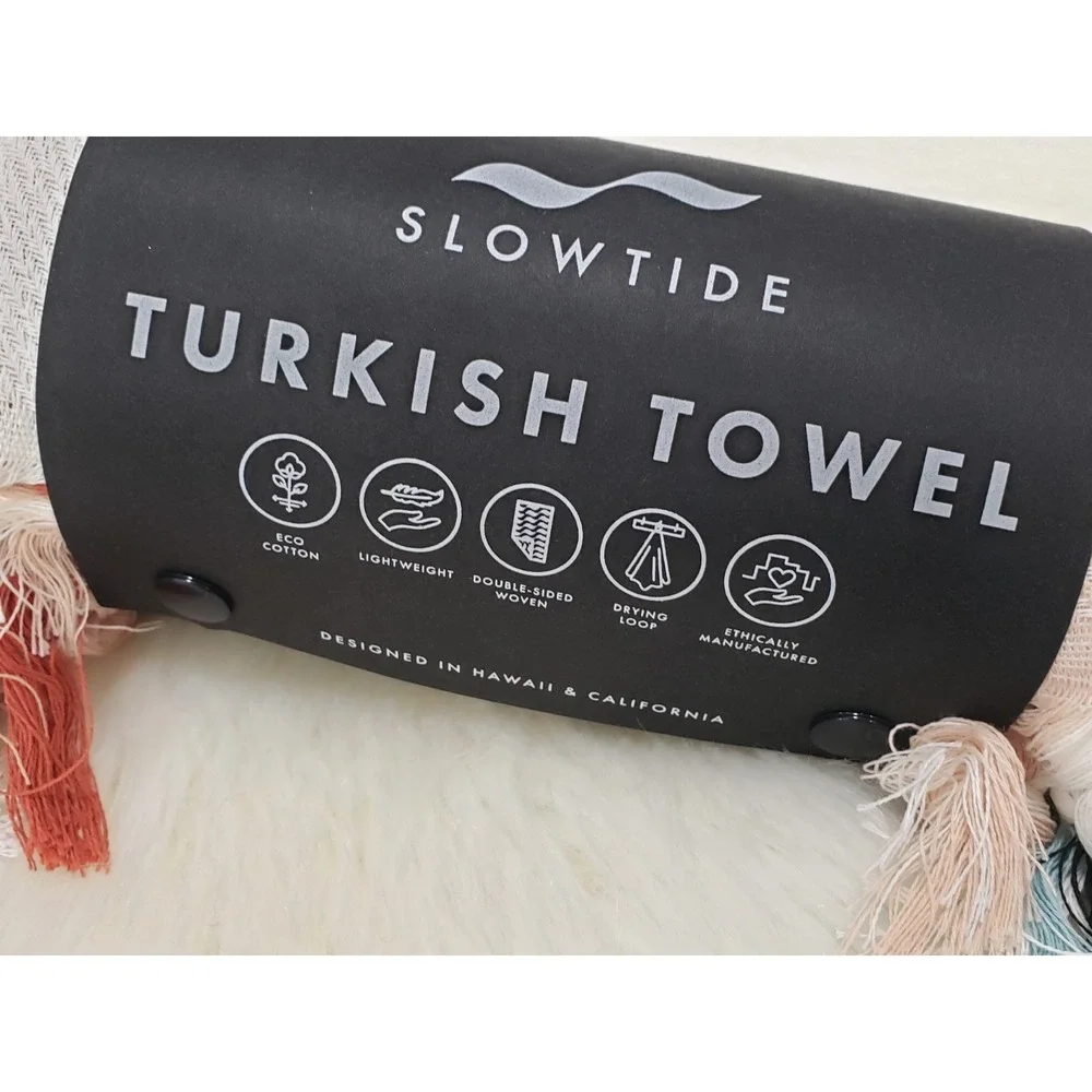 SLOWTIDE TURKISH TOWEL ZOEY 100% COTTON 38